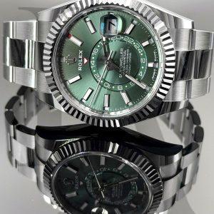 Rolex SKY-DWELLER Skywalker Sky-Dweller Mint Green  336934-0001